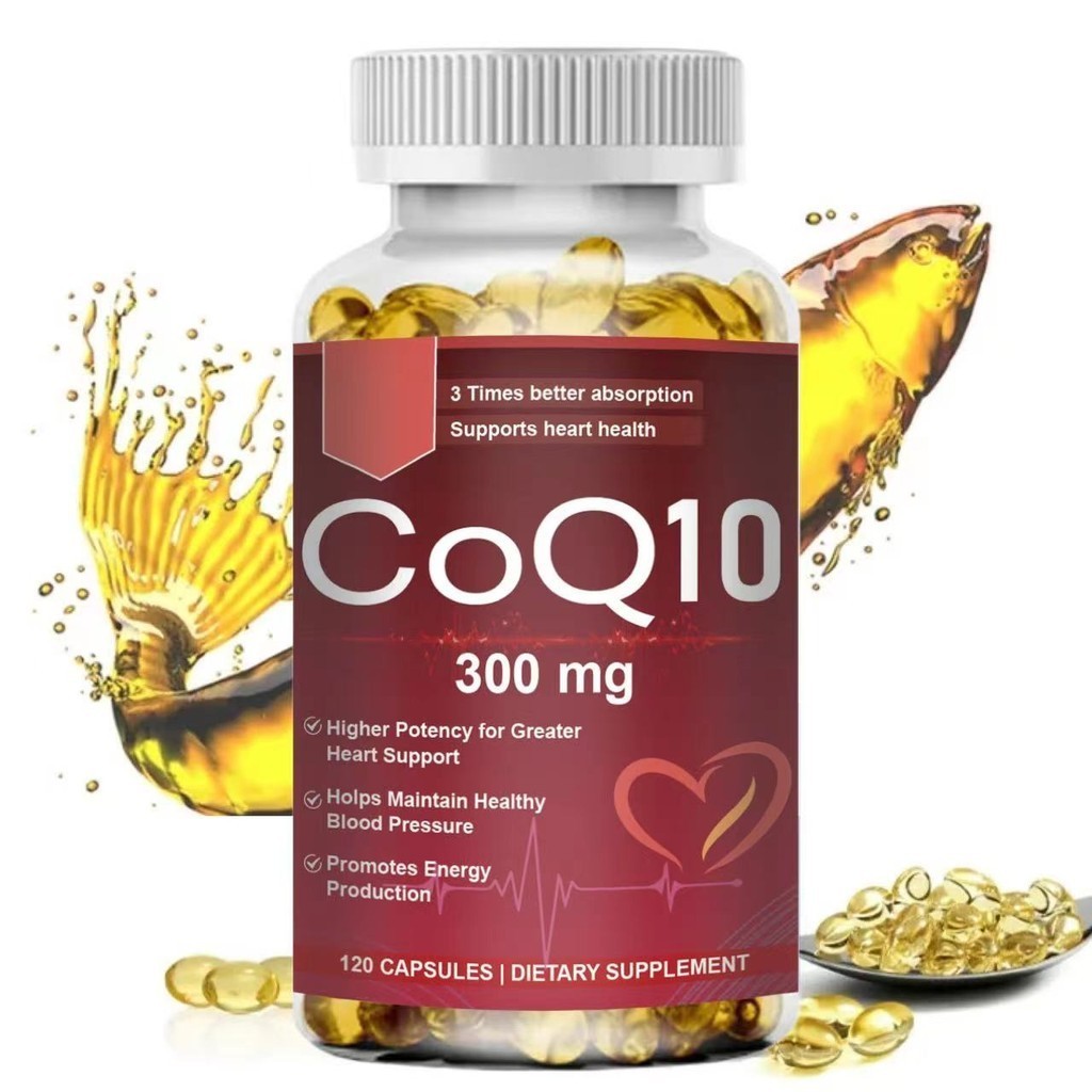Jual 300 Mg High Potency Coenzyme Q10 Softgels,Vegetarian NO Gluten