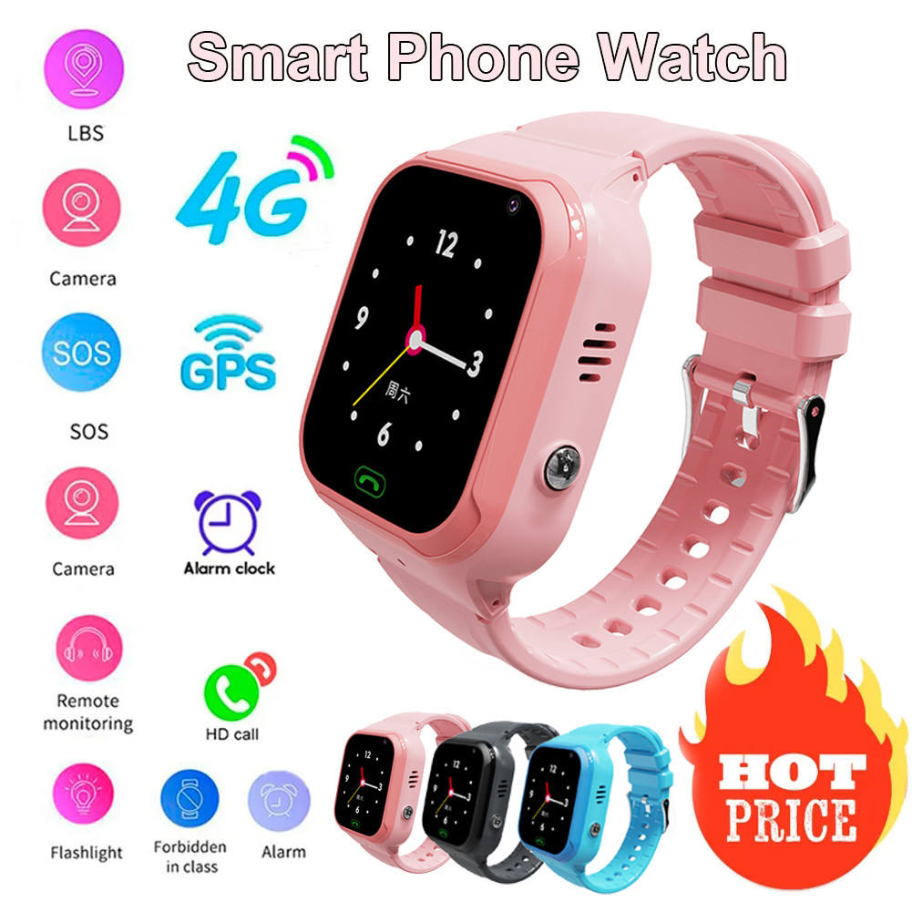 Jual For Xiaomi 4G Smart Kids Watch SOS GPS Location Camera Sim Card ...