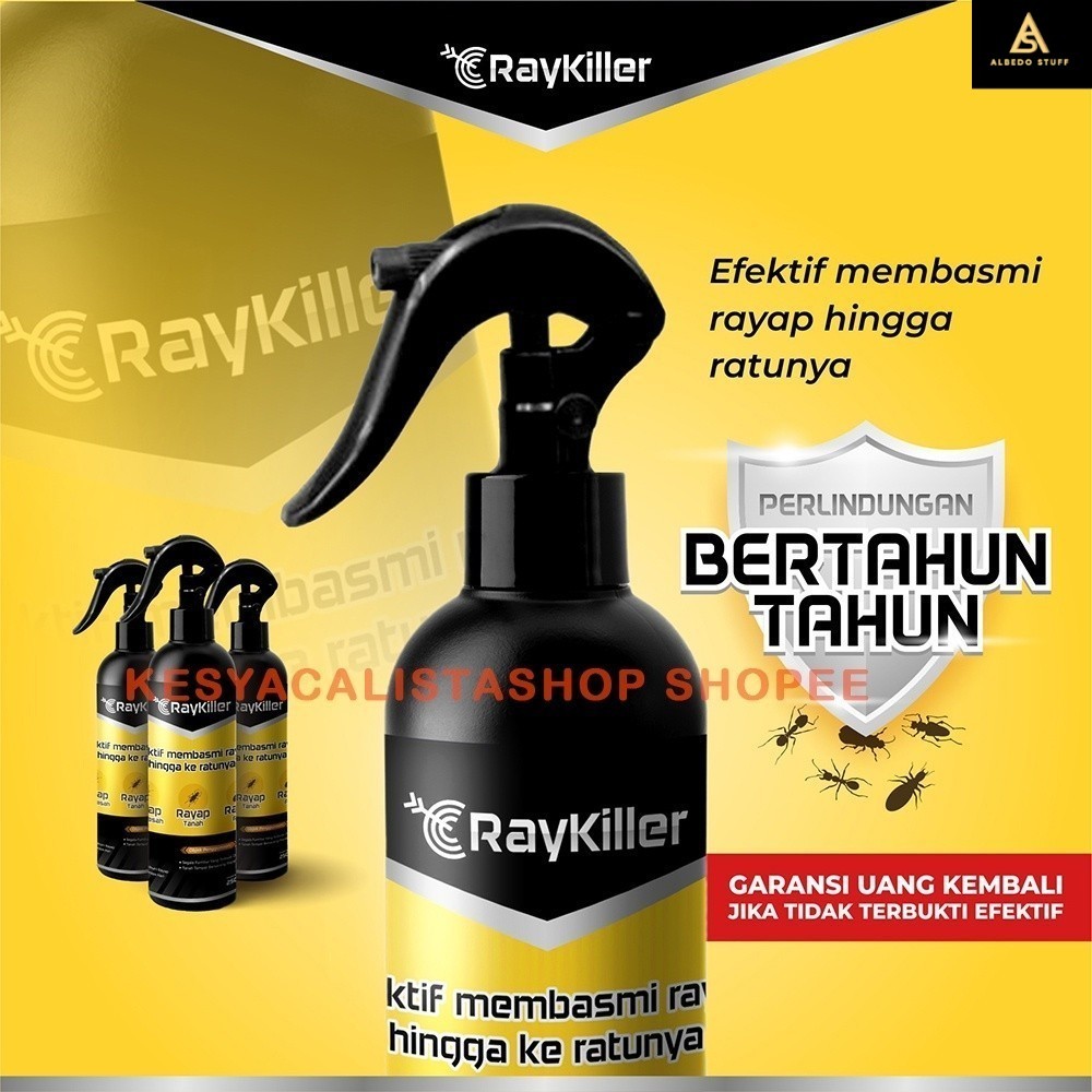 Jual RayKiller Obat Anti Rayap Spray Efekif Membasmi Rayap Bergaransi ...