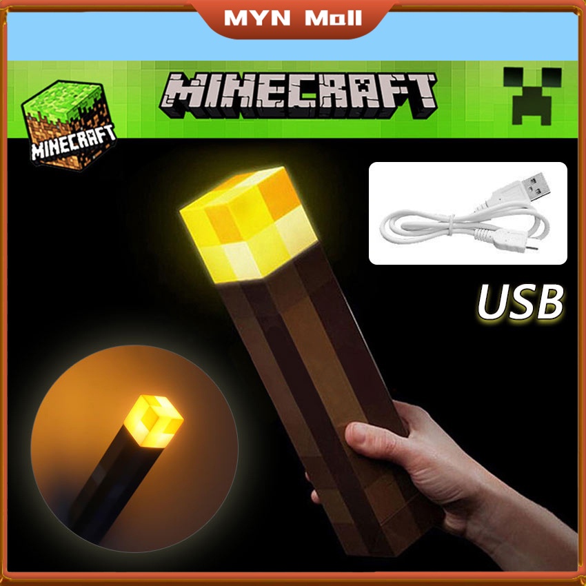 Jual BH65TL Light Up Minecraft Torch 28CM High Brightness LED Minecraft