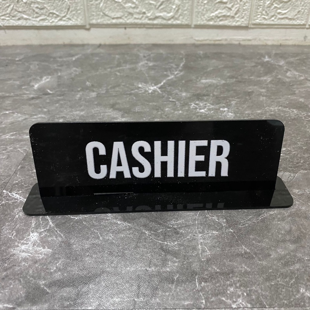 Jual Acrylic sign Reserved , Cashier Sign | Acrylic - Laser Cut ...