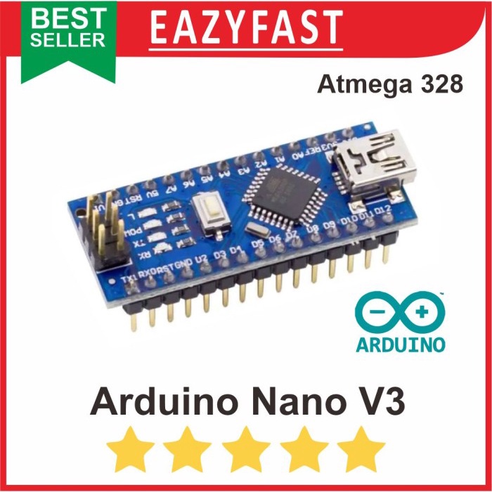 Jual Arduino Nano V3 Compatible 5V 16Mhz CH340 CH 340 Atmega328 328p ...