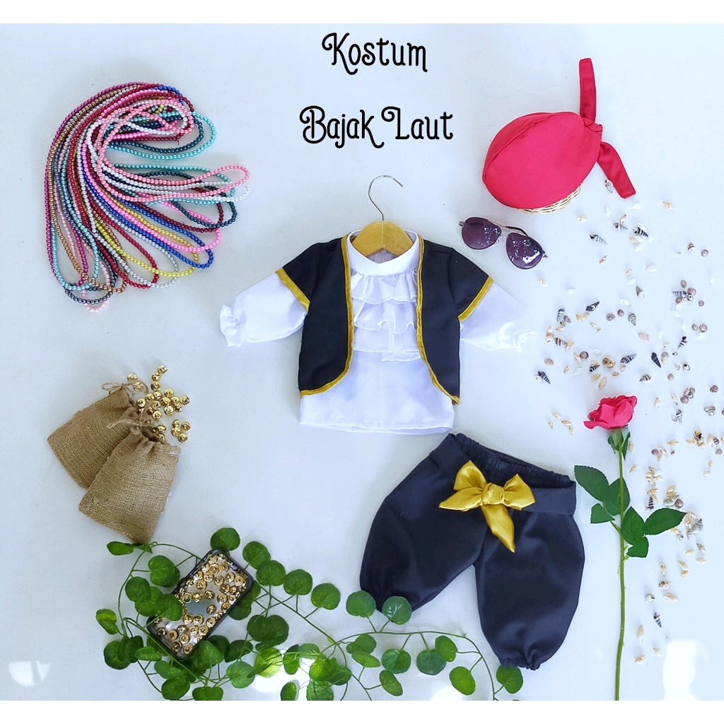 Jual Kostum Bajak Laut Anak Unik/Kostum Anak/Kostum Cosplay Bajak Laut