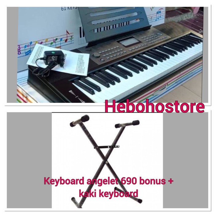 Jual Keyboard piano ANGELET XTS 690 +Bonus kaki keyboard ORIGINAL