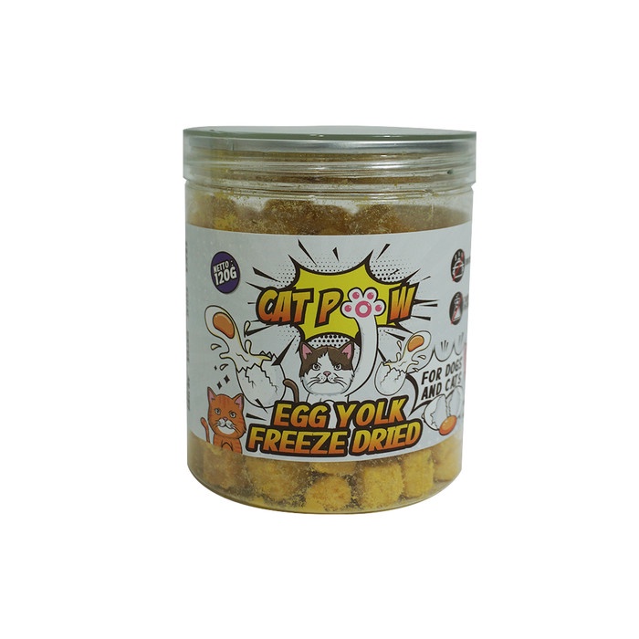 Jual CATPOW FreezeDried Egg Yolk Dog and Cat Treats Shopee Indonesia