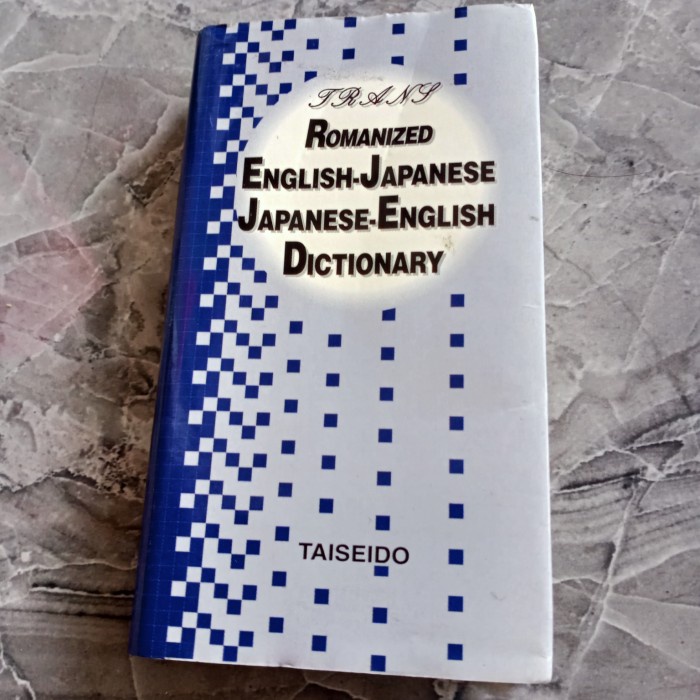 Jual ROMANIZED ENGLISHJAPANESE DICTIONARY Shopee Indonesia