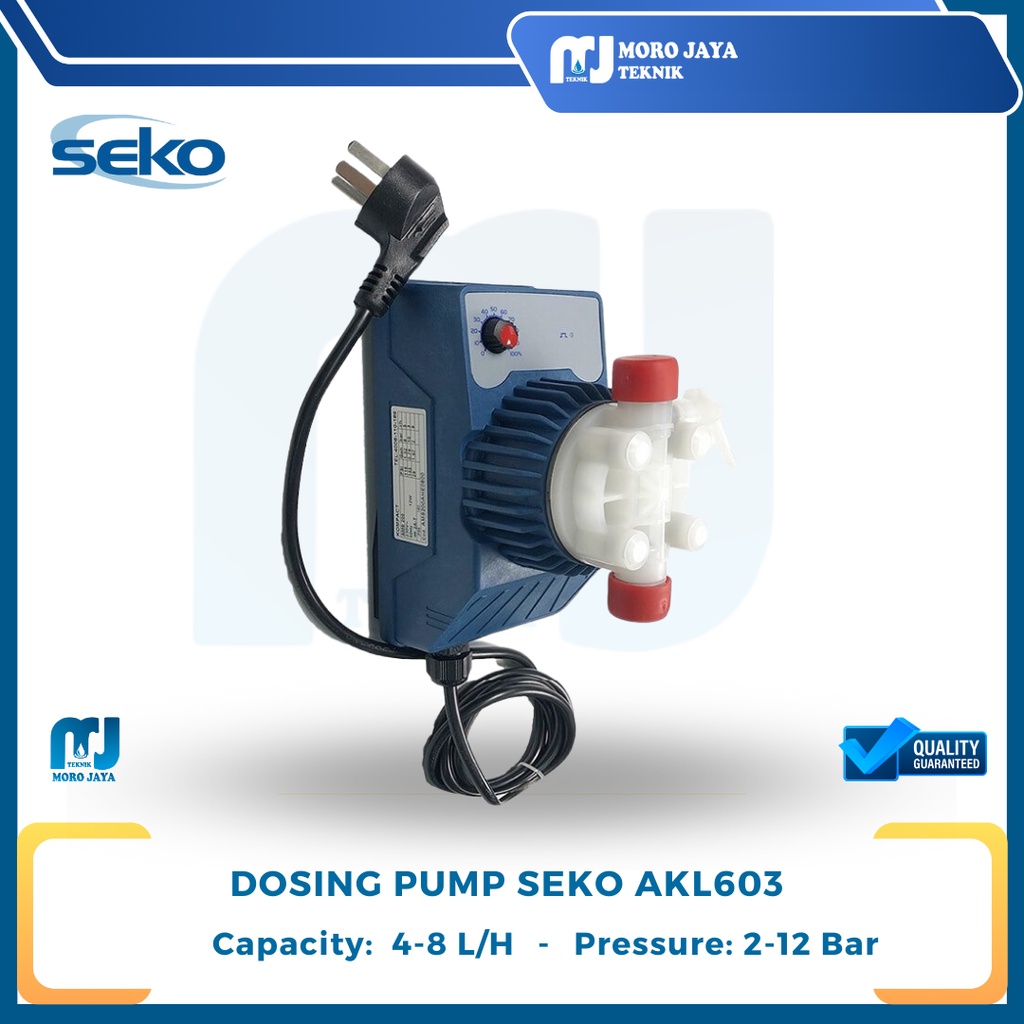 Jual Dosing Pump SEKO TEKNA EVO AKL 603 Pompa Chemical Kimia Dossing