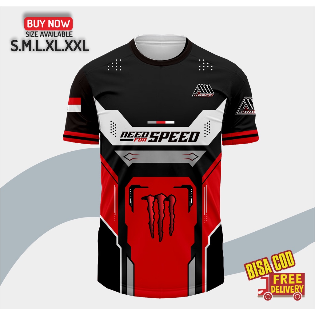 Jual BAJU JERSEY SUNMORI SUPERMOTO RIDER CRF WR DTRACKER KLX KTM FREE ...