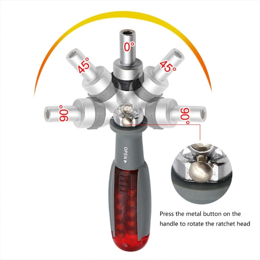 Jual 11IN1 Kepala Obeng Ratchet Multifungsi Set | Obeng Multifungsi ...