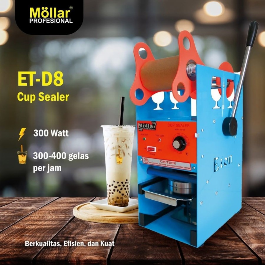 Jual Mesin Cup Sealer Manual Mollar Eton Et D8 Alat Press Gelas Plastik Shopee Indonesia 9011