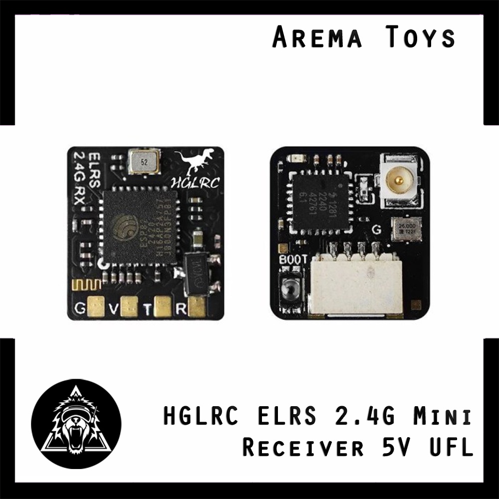 Jual HGLRC ELRS 2.4G Mini Receiver 5V UFL Long Range RX Drone FPV ...