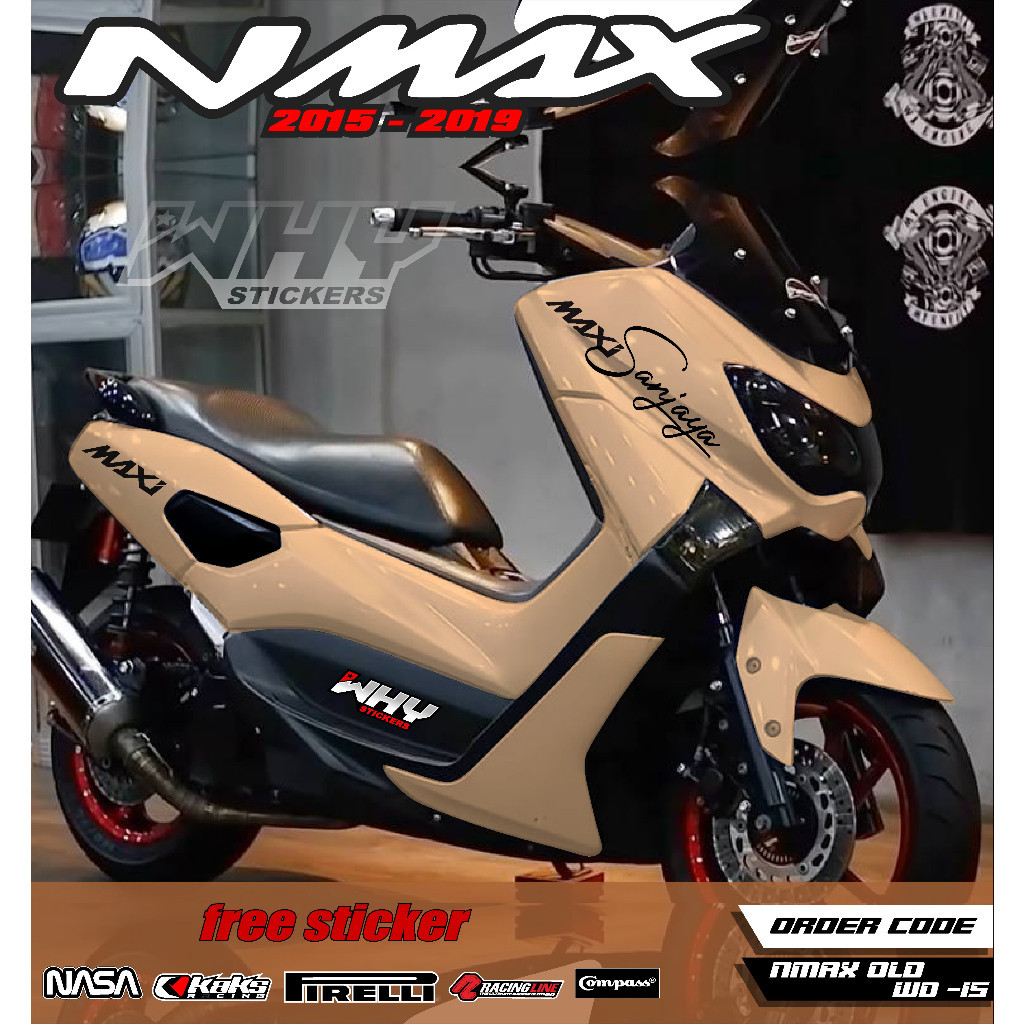 Jual Decal Sticker Yamaha Nmax Lama 2015-2019 Fullbody Dekal Stiker ...
