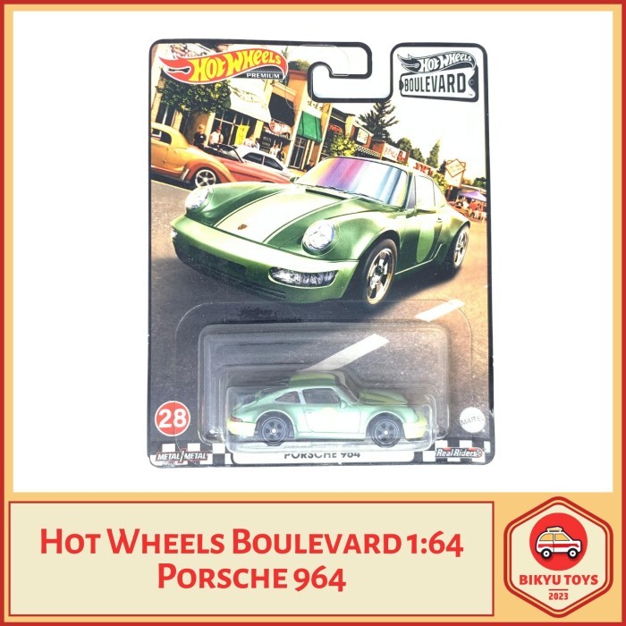 Hot Wheels Boulevard 2025 - Porsche 964 #103 - Modèle Réduit 1/64 Neuf - Collection