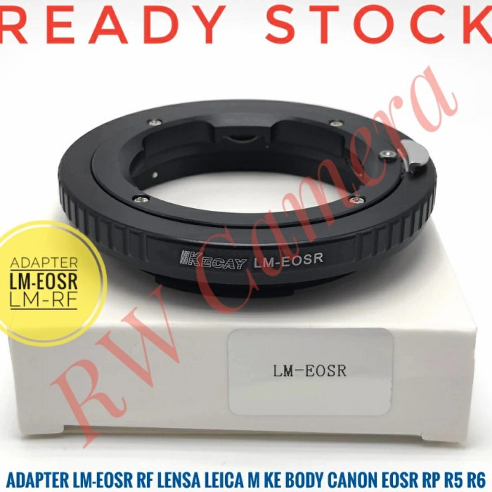 Jual Adapter LM-EOSR RF Lensa LEICA M Ke Body Canon EOSRP R3 R5 R6 EOS ...