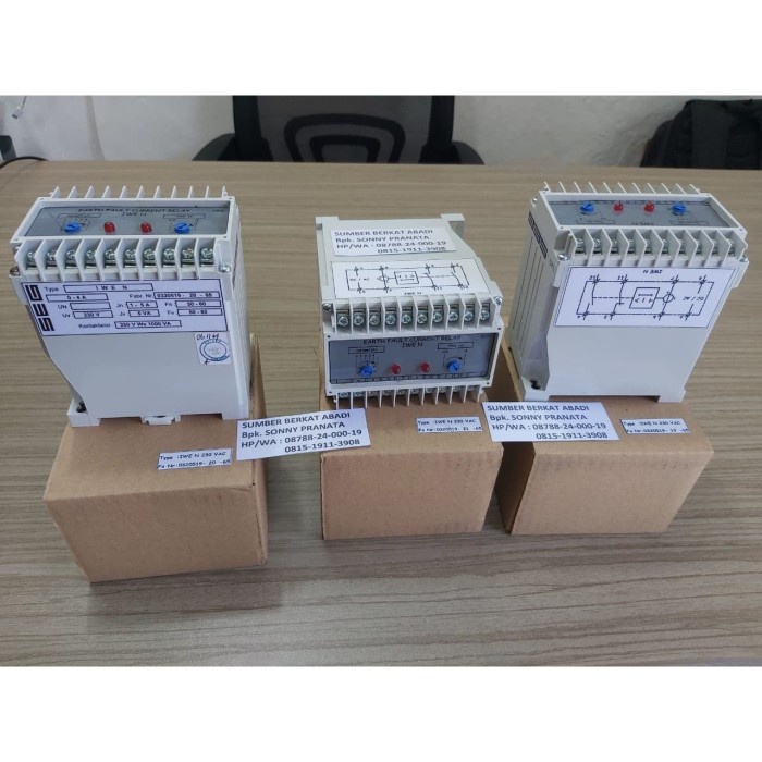 Jual SEG IWE N 230 VAC EARTH FAULT CURRENT RELAY IWEN 230 SEG IWE-N-230 ...