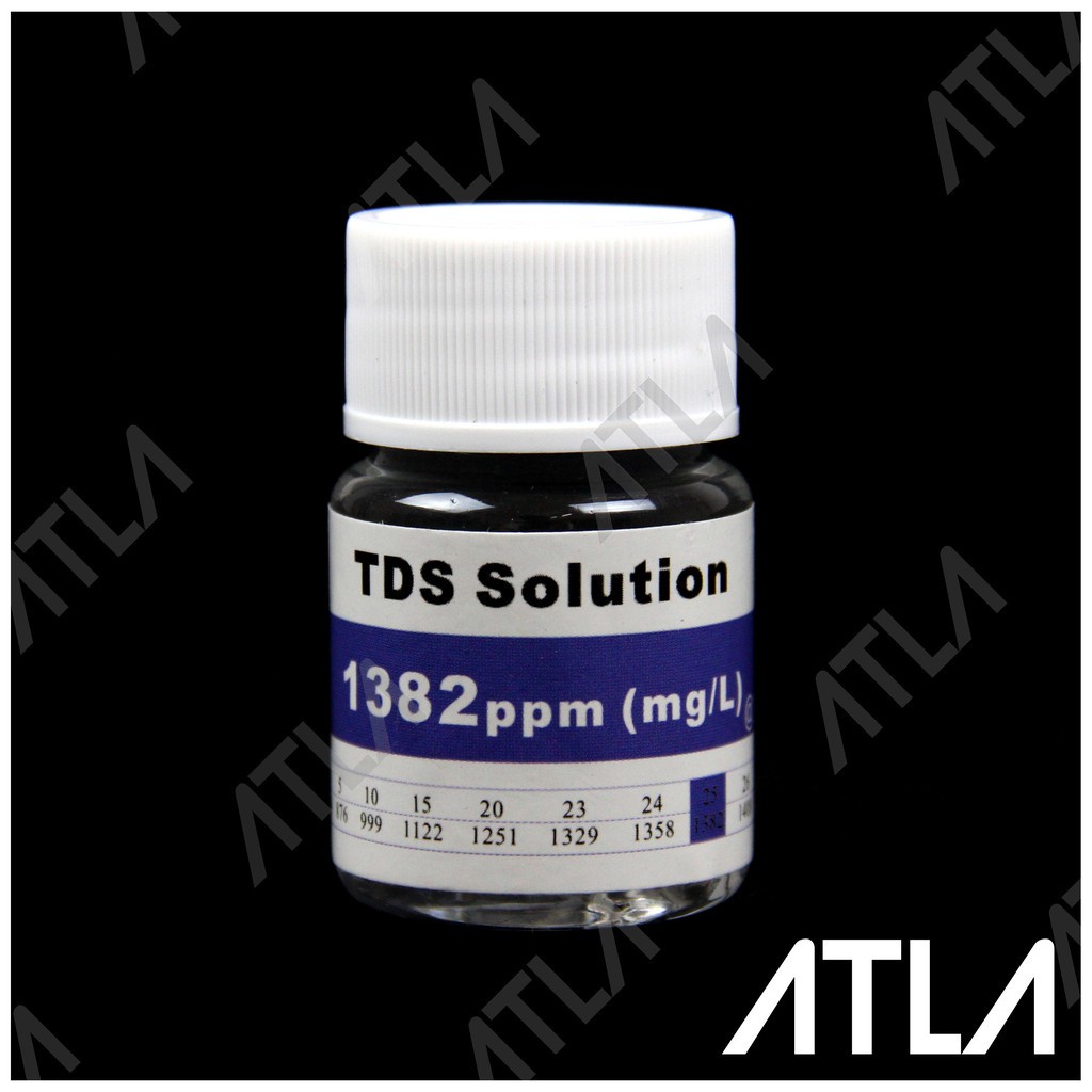 Jual TDS Meter Solution 1382 ppm Cairan Liquid kalibrasi Tester 25 ml ...