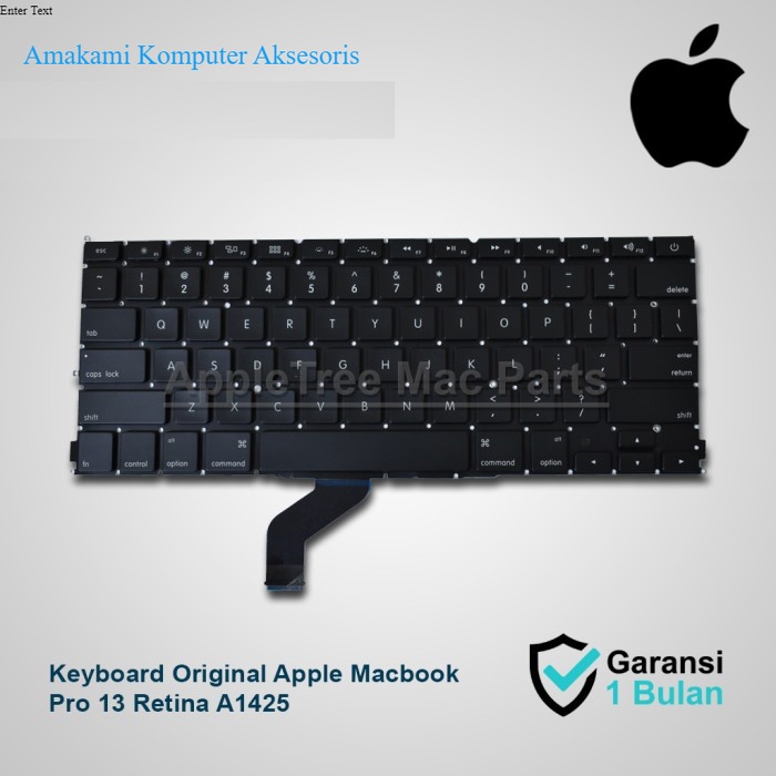 Jual Keyboard Original Apple Macbook A1425 Small Enter US | Shopee ...
