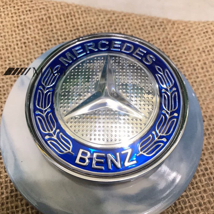 Jual Dop Velg Roda Emblem Mercedes Benz 6.8cm 68mm Tutup Dop Roda Mercy ...
