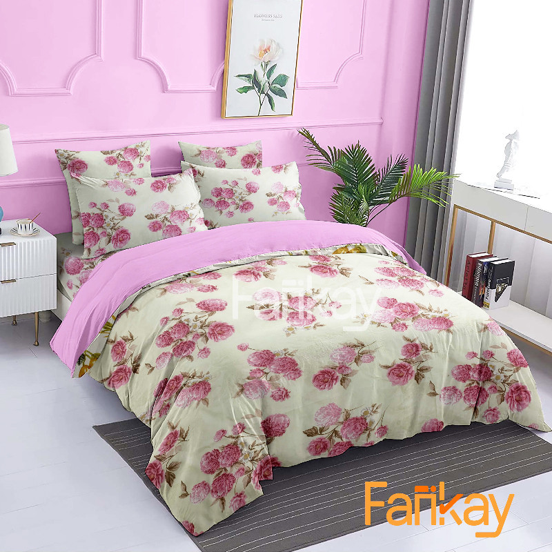 Jual Bed Cover Set Sprei Rose Mix Pink - Ukuran Lengkap 90x200 ...