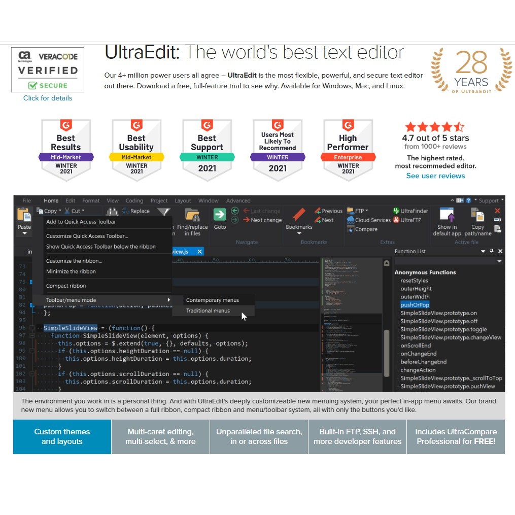 Jual IDM UltraEdit Versi 28 Pro - Aplikasi Text Editor dan Teks Coding ...