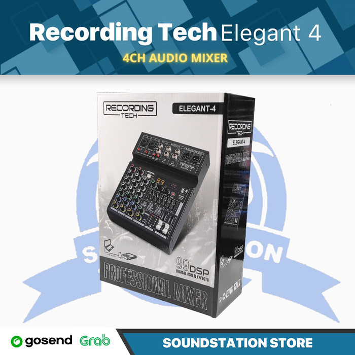 Jual Recording Tech Elegant-4 Professional Audio Mixer | RT-Elegant4 4 ...