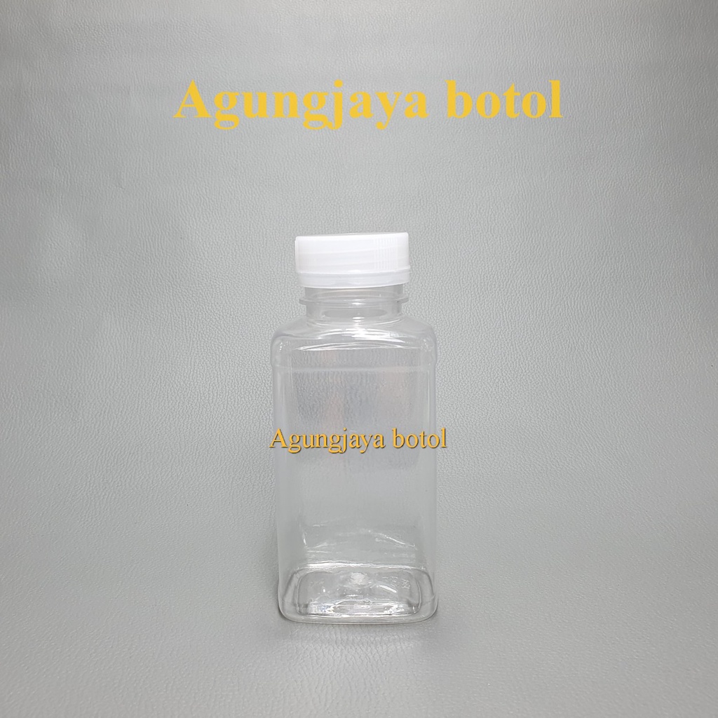 Jual Botol 250 ml SQ Kotak Natural / Botol Obat / Botol Kapsul / Botol ...