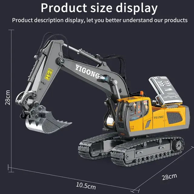Jual RC Truck Yigong 258 Excavator Remot Control | Shopee Indonesia