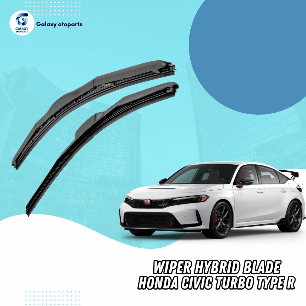 Jual Set Pcs Wiper Hybrid Blade Honda Civic Turbo Type R Model Hybrid Set Kiri Dan Kanan