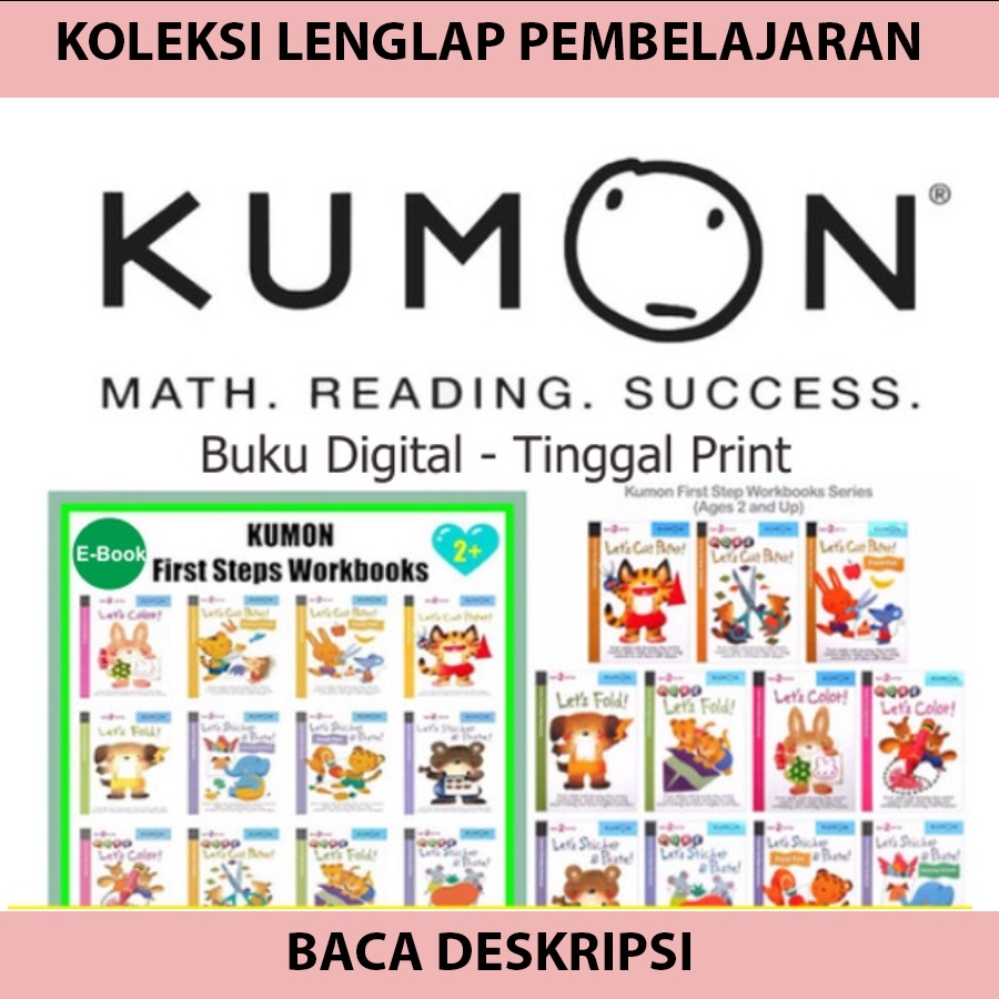 Jual KUMON PAKET LENGKAP BAHAN PEMBELAJARAN ANAK AGAR JADI CERDAS ...