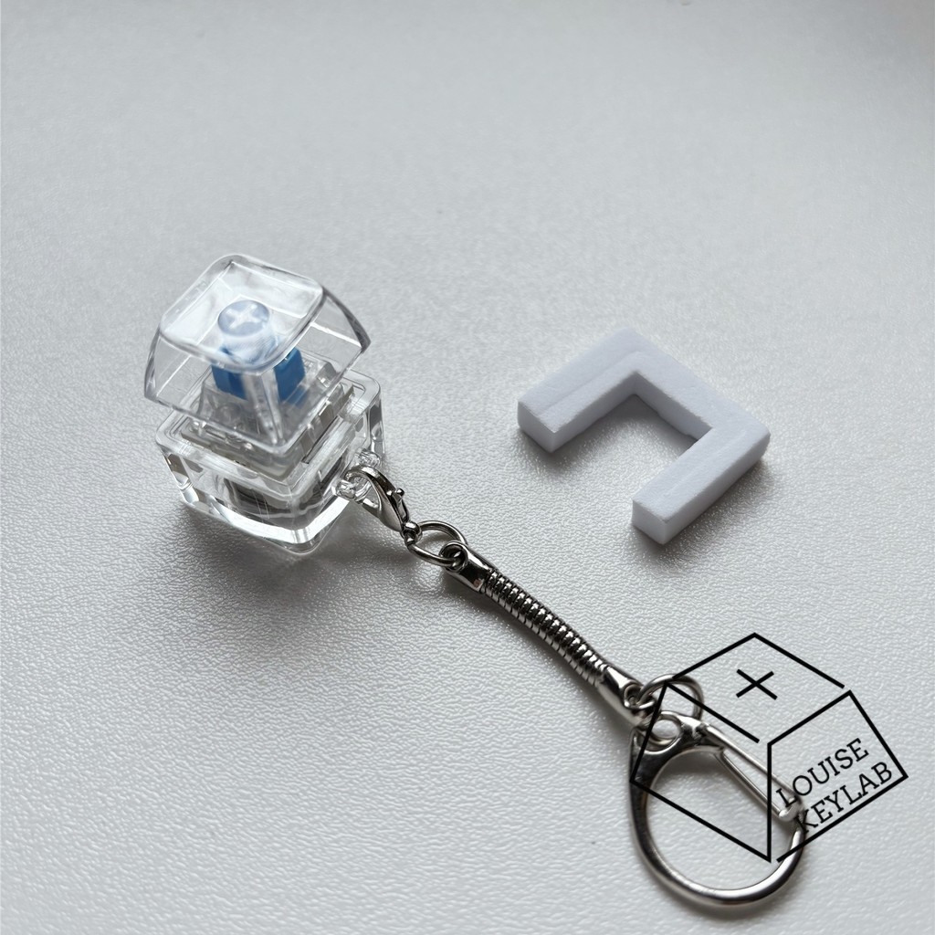 Jual Gantungan kunci keychain fidget ASMR lampu Led RGB Alat relaksasi ...