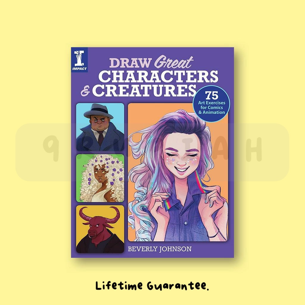 Jual Draw Great Characters and Creatures 75 Art Exercises
