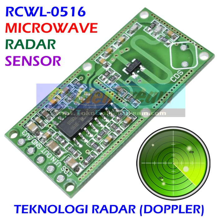 Jual Sensor Radar Microwave RCWL-0516 Human Body Detection Doppler ...