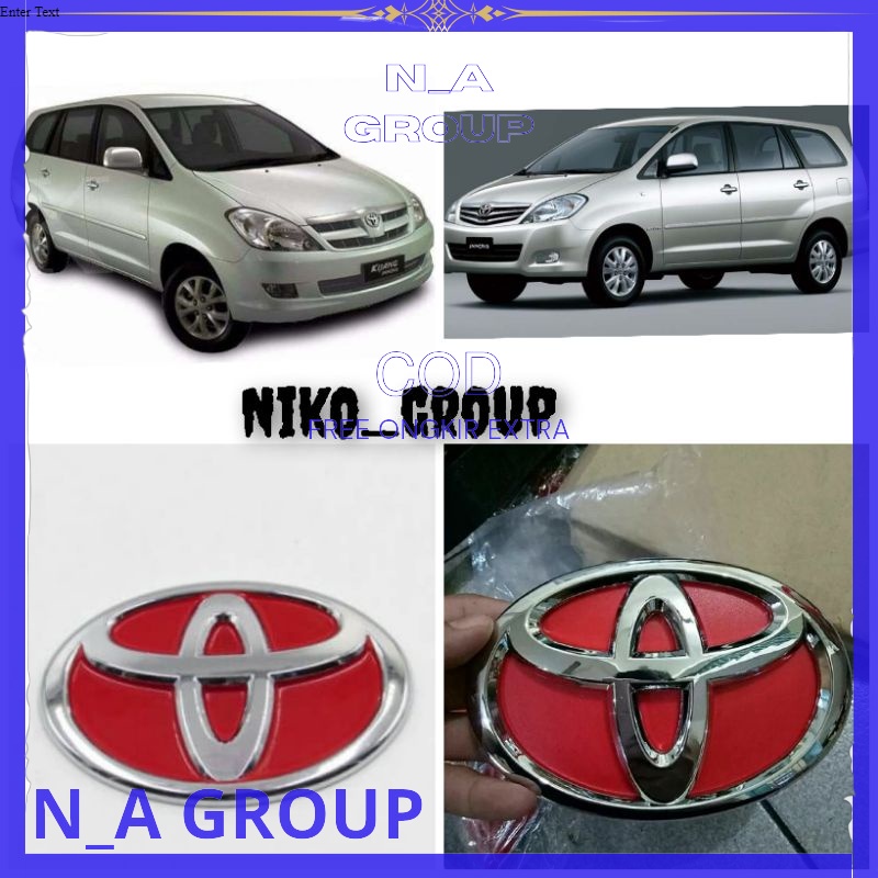 Jual Logo Emblem Toyota Front Innova 2004-2010 | Shopee Indonesia