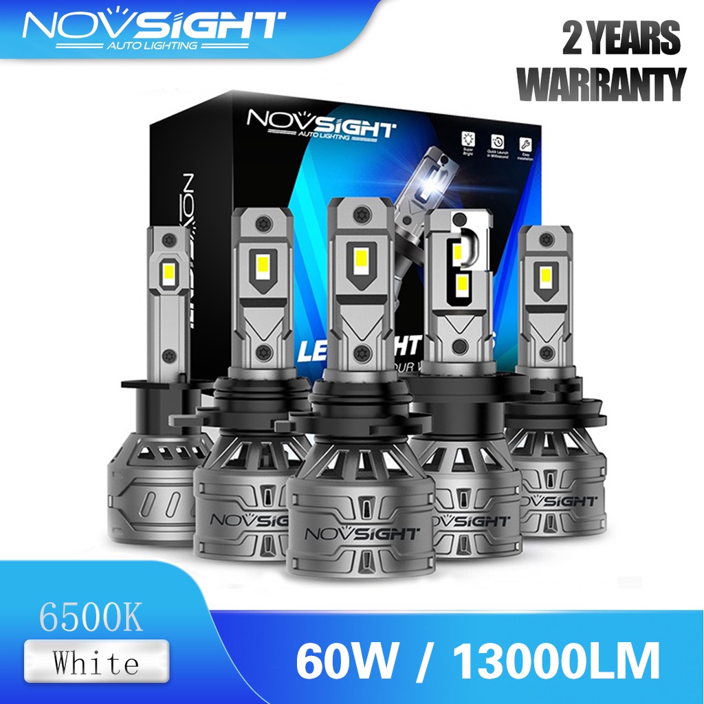 Jual Novsight N61 LED Car Headlight Bulb 9005 9006 H4 H11 60W 13000LM ...