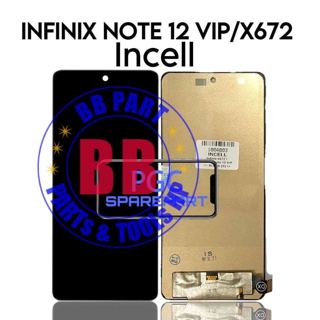 Jual INCELL - LCD Touchscreen Fullset infinix Note 12 VIP / X672 ...