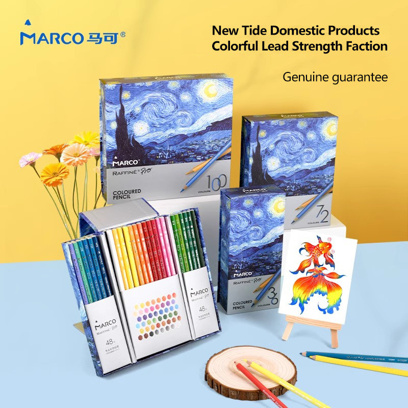 Jual Marco Raffini 7100 Pro Colored Pencils Set Professional Oily ...