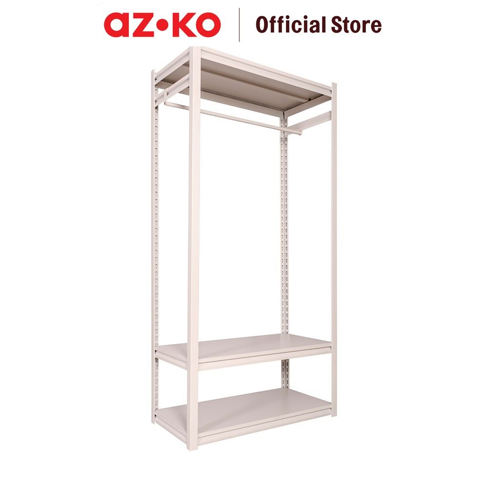 Jual AZKO Masterspace Urban Rak Besi 3 Tingkat 90x45x183 cm - Krem ...