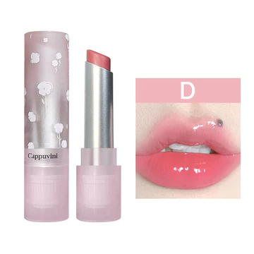 Free Gift CAPPUVINI Blooming Watery Glow Lipstick Lip Glossy Korean Lipstik Water Glass Mirror