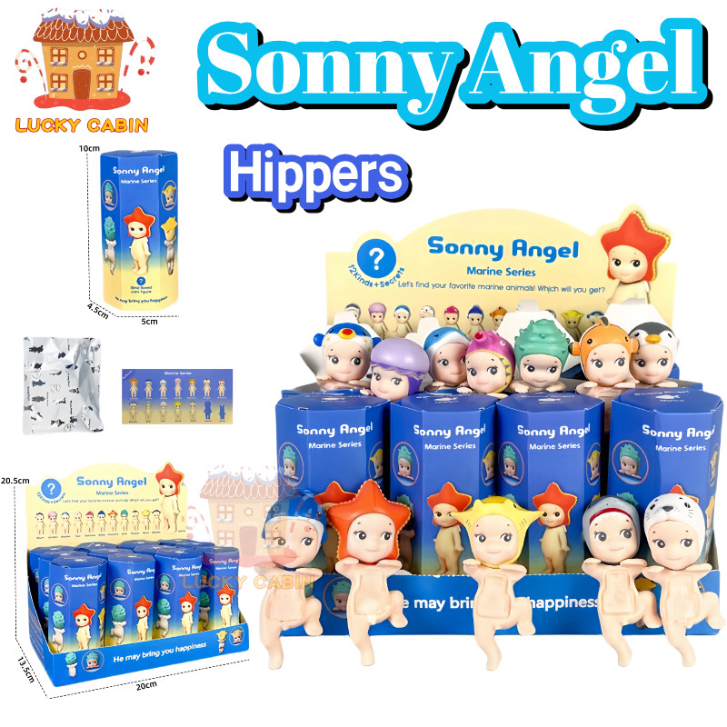 Jual Lucky Cabin Sonny Angel Hippers Blind Box Animal Harvest Standing ...