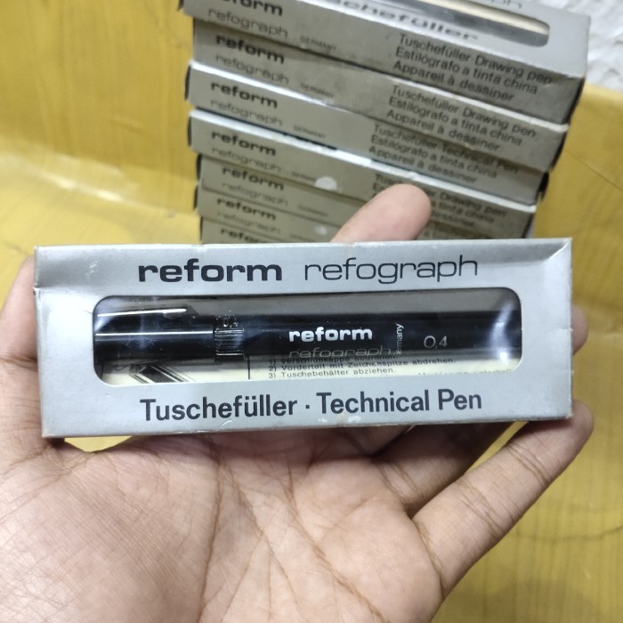 Jual Reform Refograph Technical Pen Germany Arsitek 0.4/0.5/0.6/0.8/1.0 ...