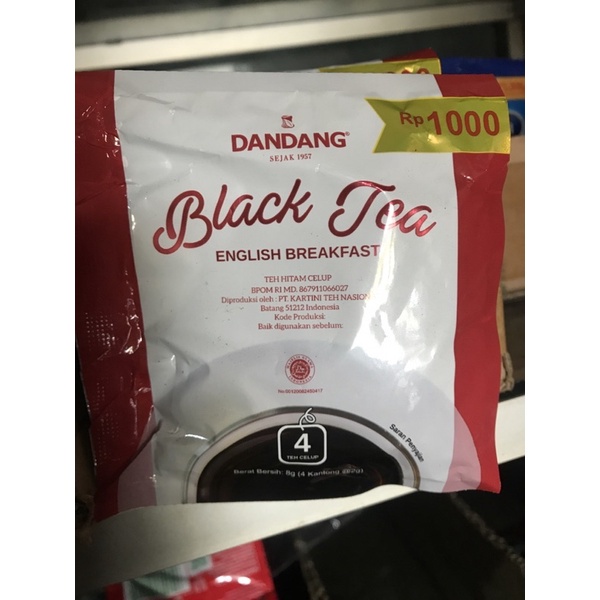 Jual TEH DANDANG RENTENG BLACK TEA RENTENG (SATU RTG) | Shopee Indonesia