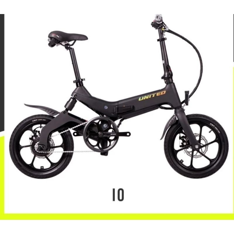 United folding electric online bike