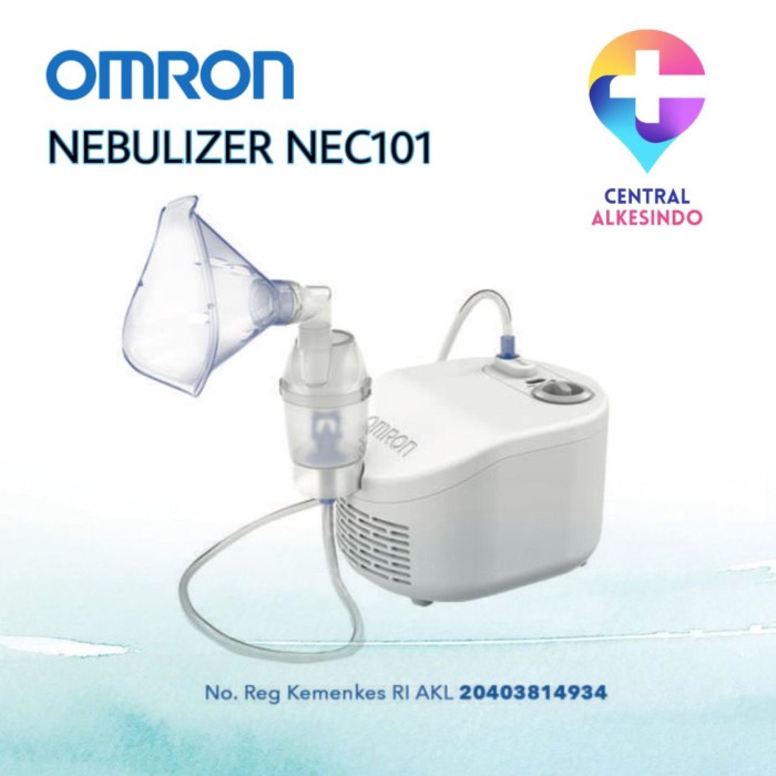 Jual Omron Ne-C101 Nec101 Nebulizer Alat Bantu Terapi Uap Central ...