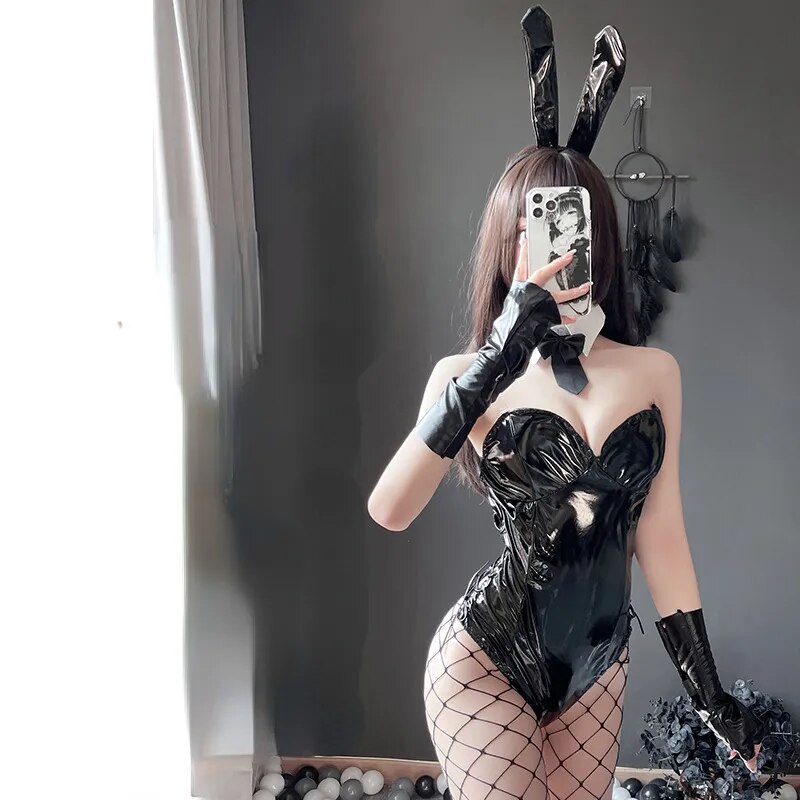 Jual PREORDER Sexy Bunny Girl Woman Cosplay Anime Costumes Hot PU  