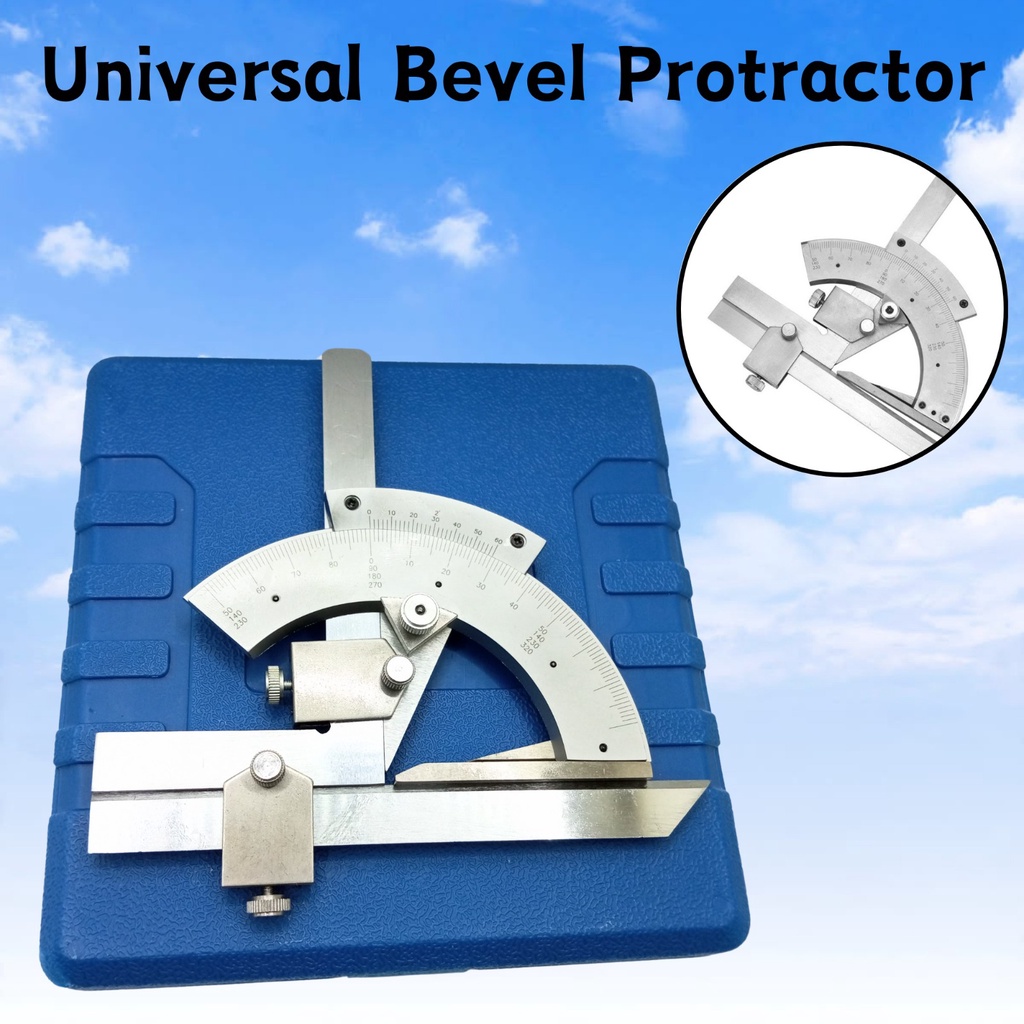 Jual Goniometer Universal Bevel Protractor 320 derajat pengukur sudut ...