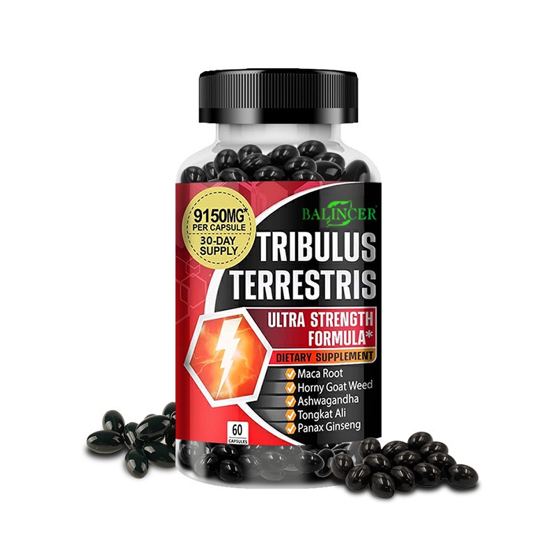 Tribulus Terrestris 9200mg - Maca, Ginseng - Men's Testosterone
