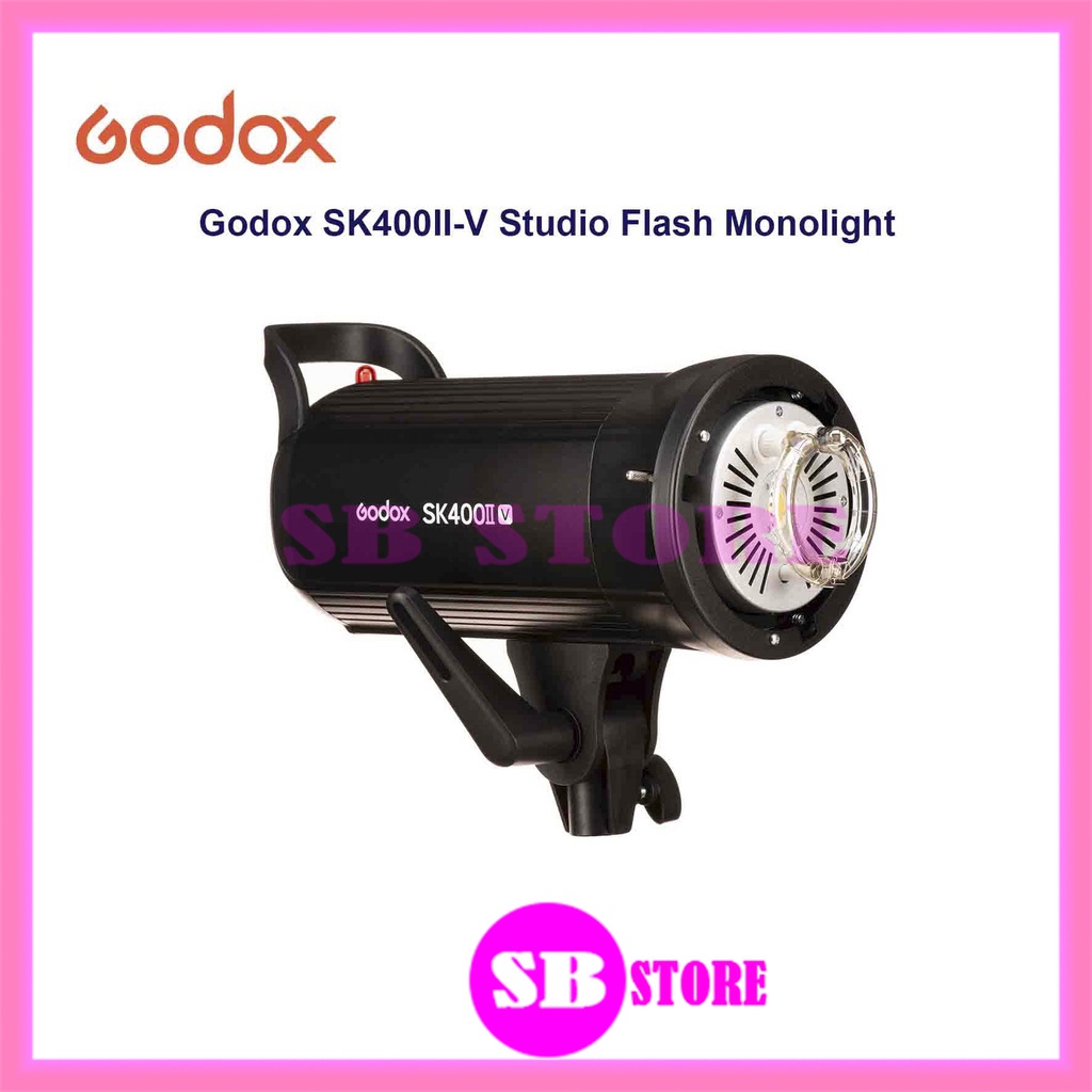 Jual Godox SK400II-V Studio Flash with LED Modeling Lamp SK 400 II V ...