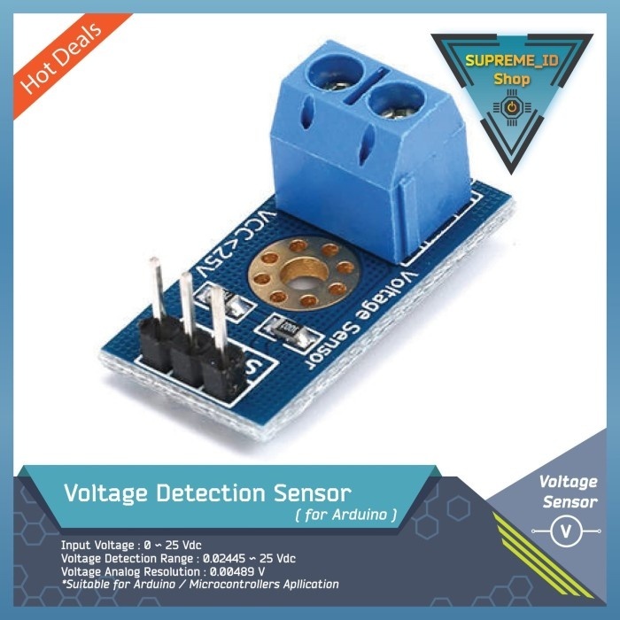 Jual Voltage Detection Sensor | MCU Arduino Raspberry pi | Shopee Indonesia