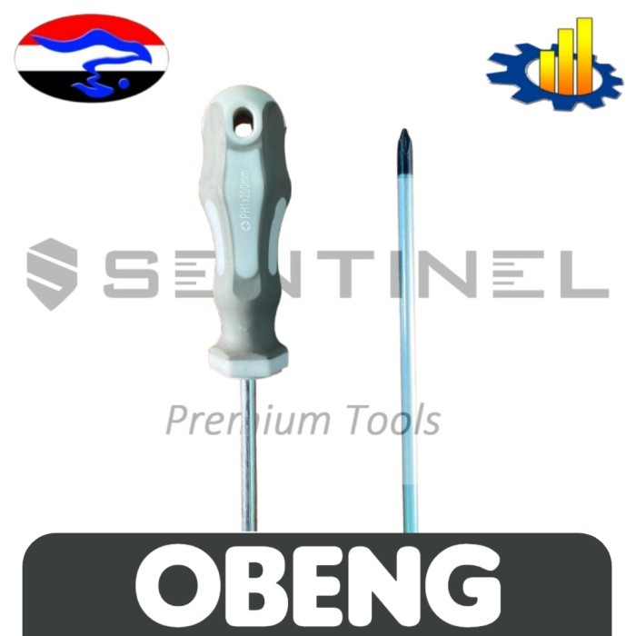 Jual OBENG SENTINEL (+) TRP PHILLIPS SCREWDRIVER CRV PH1 X 200 MM ...