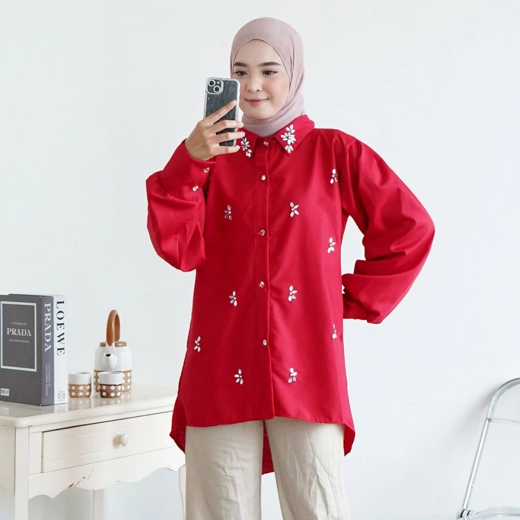 Rosy Petal Top Angle 1